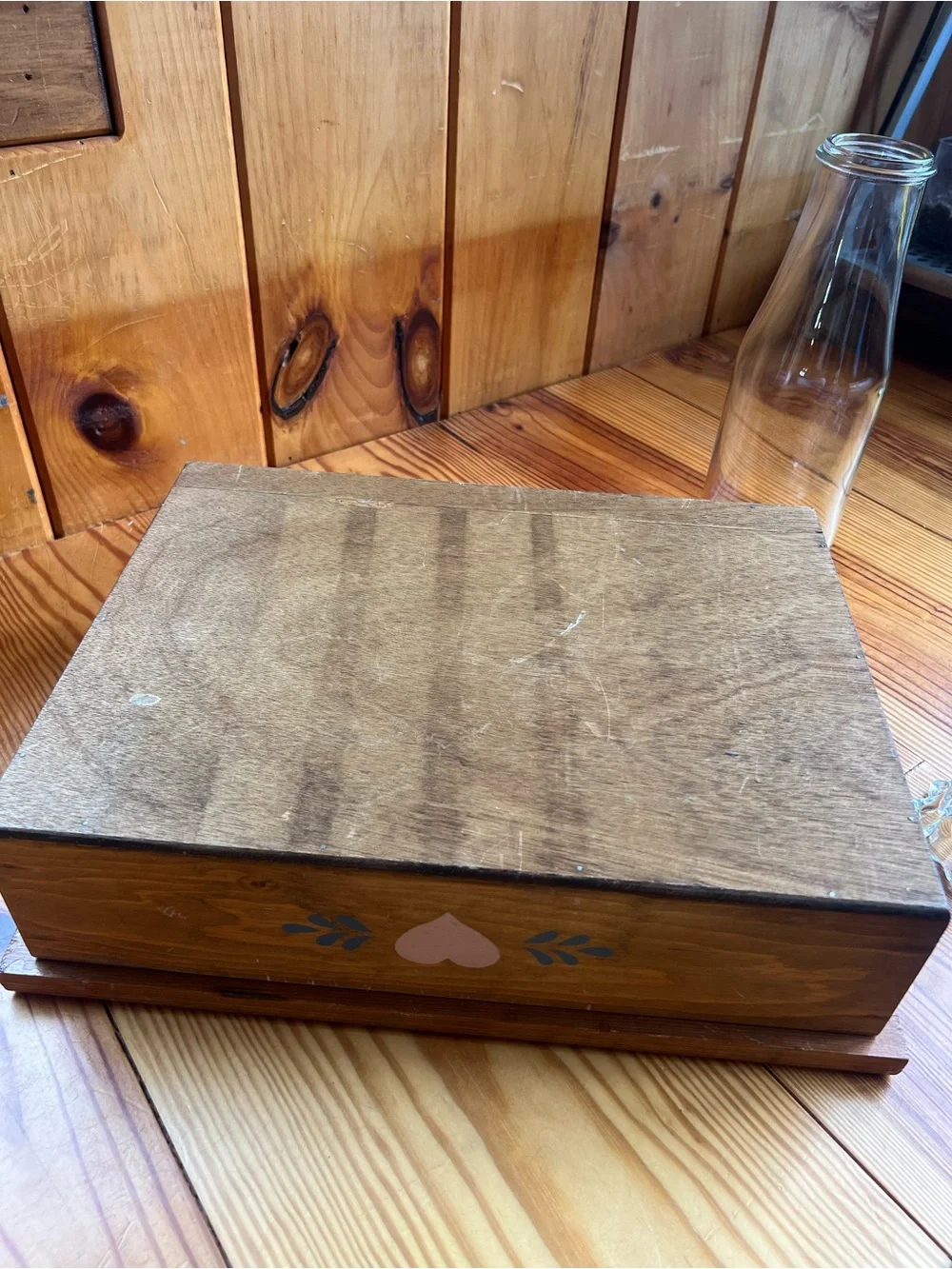 WOODEN LAP DESK/trinket/ JEWELRY BOX,PENCIL BOX, Very Unique, primitive